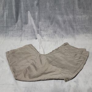 Sandro Brown Linen Capris, Sz 10